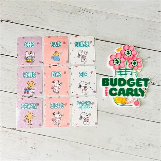 Savings Challenge Randomizer Cards for Cash Stuffing, Sinking Funds, Budget by Paycheck - Etsy