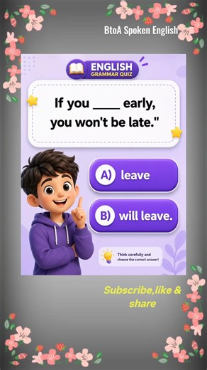 Don't Make This Mistake! 🤔 Present vs. Future in English Grammar ‪@BtoASpokenEnglish‬