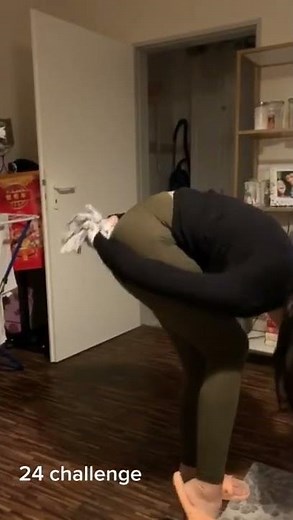 24h hands tied back challenge