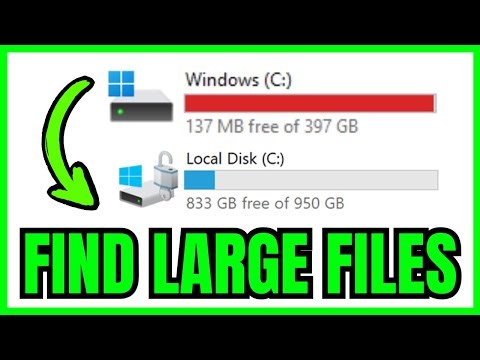 How To FIND LARGE FILES On Windows C Drive (QUICK & EASY) 2025