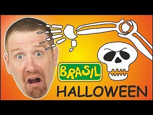 Músicas de Halloween e Histórias para Crianças | Steve and Maggie Brasil | Música Feliz Halloween