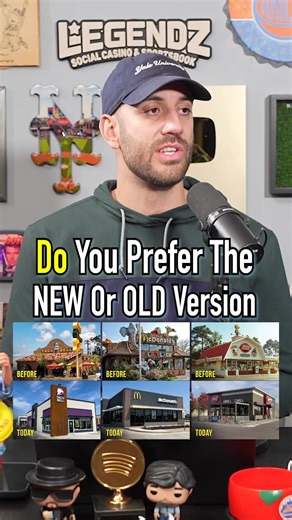 Comparing New vs Old Versions of Fast Food Restaurants