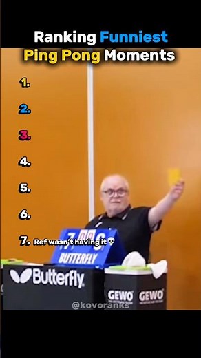 Ranking Funniest Ping Pong Moments😭