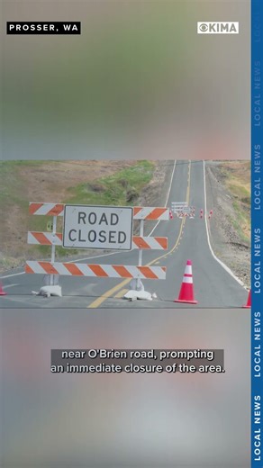 Sinkhole Under Prosser's Hanks Road