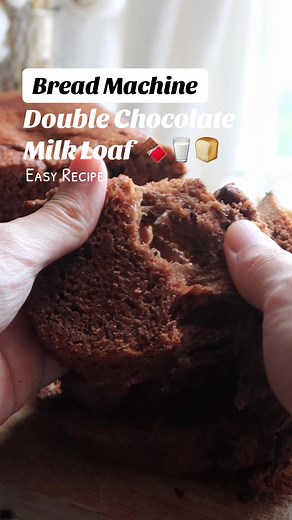 Bread Machine Double Chocolate Milk Loaf Recipe