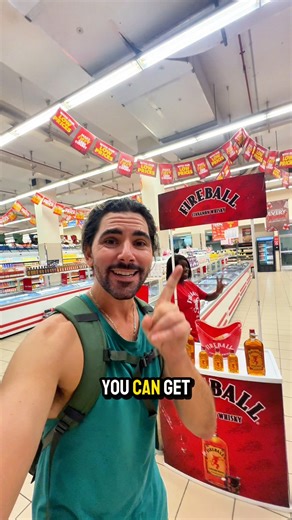 Sampling Fireball at the grocery store in Accra, Ghana 🇬🇭 #ghana #ghanaian #accra #ghanatravel | Brent Timm Travel