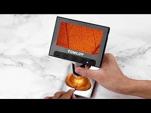 TOMLOV DM4 Coin Microscope 1000X with 4.3" Screen