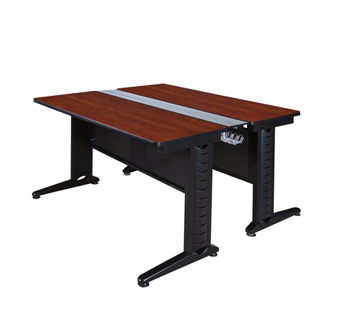 Regency Fusion 2 Person Bench Workstation Desk Collaborative 48"W x 58