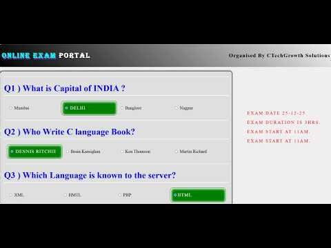 How to make MCQ Sample code using Radio Button ( JavaScript HTML CSS Bootstrap ) #javascript