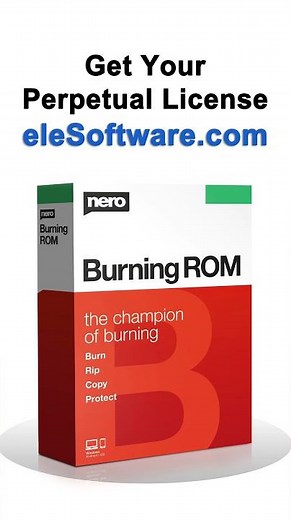 Nero Burning ROM 23 For Windows - Lifetime License