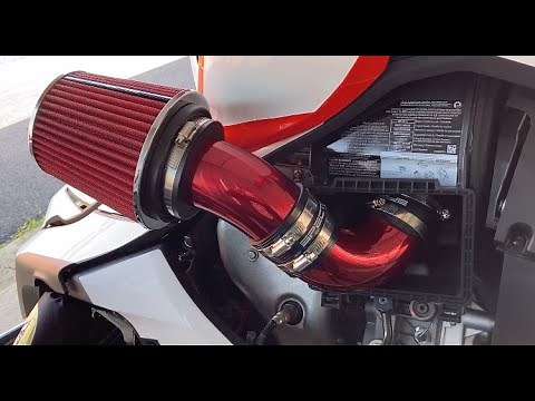 Custom Can Am Ryker Cold Air Intake + Straight Pipe Exhaust Sound