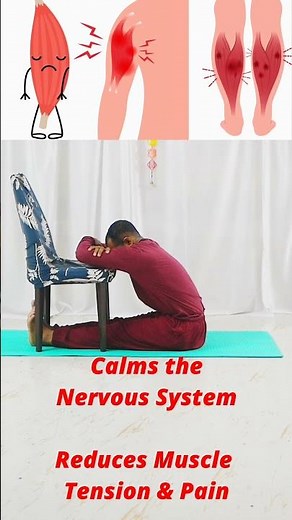 Restorative Yoga for Fibromyalgia | Supported Seated Forward Bend with Chair