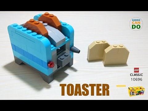 Lego Classic 10696 - Toaster with Bread Slices Building Instructions