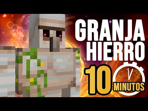 GRANJA DE HIERRO EN 10 MINUTOS | Tutorial Minecraft 1.19
