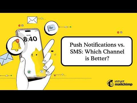 Push Notifications vs. SMS: Which Channel is Better?