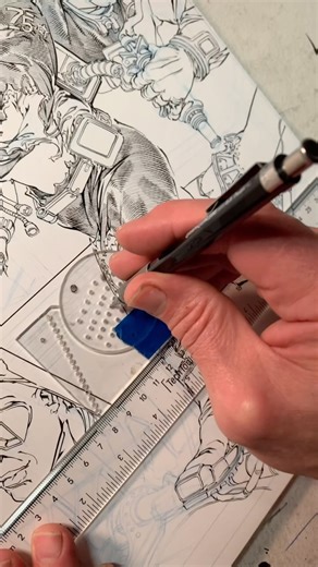 Kyle Gigstead on Instagram: "Lettering. Ames lettering guide and blue pencil. Part one"