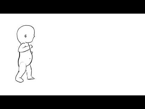 Baby walk cycle Animation | rough draft