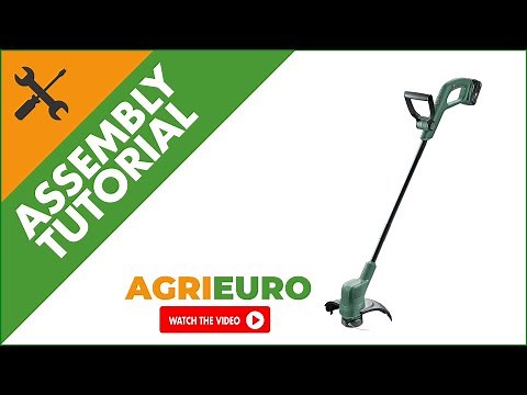Bosch EasyGrassCut 18-230 Battery-powered Brush Cutter Edge Strimmer - Assembly tutorial