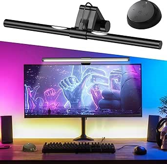 Monitor Light Bar, Computer Light, Monitor Lamp, Screen Light with Glare-Free Eye Care, Remote Control, Backlight, USB Powered, Space-Saving for Work Study Leisure (Remote)