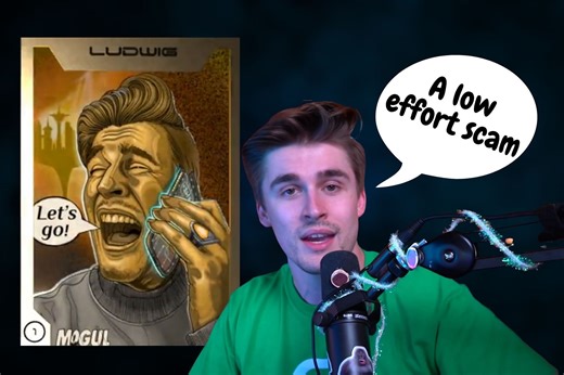 “A low effort scam”: Ludwig calls out NFT project that uses the likenesses of streamers