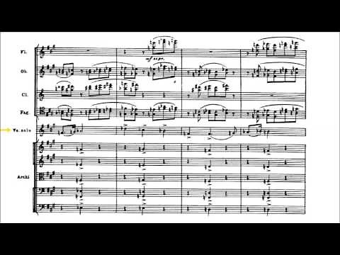 Dmitri Shostakovich - Cello Concerto No. 1 [With score]