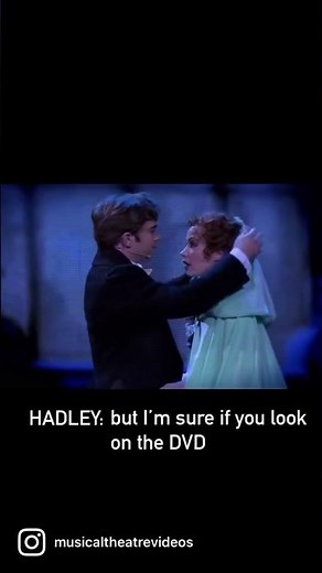Hadley Fraser forgot the lyrics to “All I Ask of You”