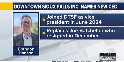 Downtown Sioux Falls announces new CEO