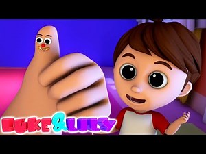 Where Is Thumbkin | Nursery Rhymes and Kids Songs for Children | Baby Song with Luke and Lily