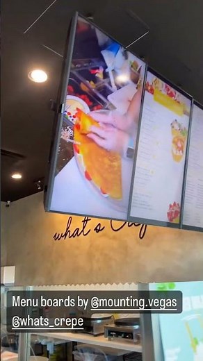 Digital Menu Boards by ‪@mountingvegas‬ ceiling tv mounts