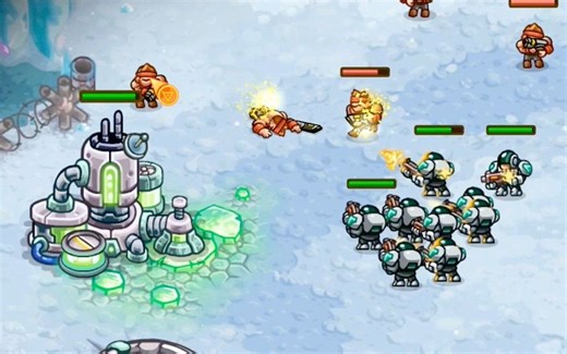 带领部队，占领炮塔与矿场【钢铁战队】