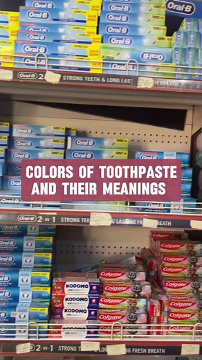 What’s the color of your toothpaste ? 邏Toothpaste colors and their...