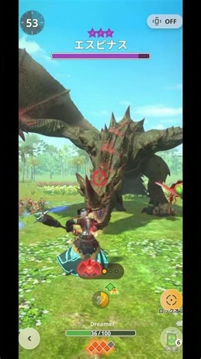 [Monster Hunter Now] The newly implemented weapon, the Insect Glaive, is insane lol #MonsterHunte...