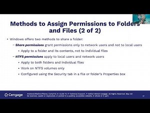 Module 17 - Securing and Sharing Windows Resources