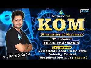 #28 | Module 2 | Lec 09 | Numerical Based on Relative Velocity Method (Graphical Method) (Part 3)
