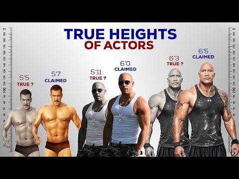 True Heights of Actors