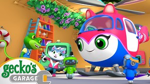 19K views · 119 reactions | Gecko visits Kat’s base to replace Helena’s #helicopter rotas. However, everything goes wrong when there’s a power cut! #powercut #kidsanimation #garage | Toddler Fun Learning | Facebook