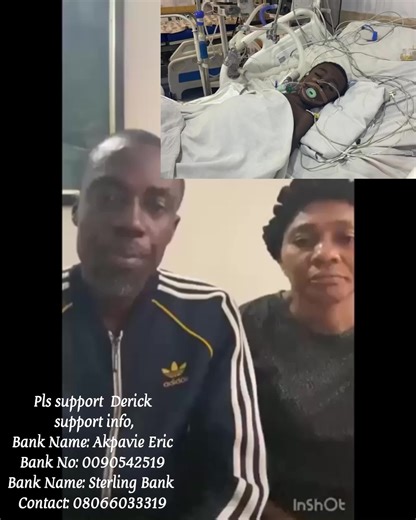 🚨 Urgent Help Needed For My Son🚨 Derick is just 8 years old and in ICU fighting for his life. He urgently needs a liver transplant in India. 🙏 Please watch our plea and support if you can: 📹 Watch: https://youtu.be/8MiPnuiEnso 💚 Donate & Share Globally: https://gofund.me/a2817cfd6 🌍 For Friends & Family in Nigeria 🇳🇬 We understand many Nigerian bank cards may not work directly on GoFundMe. If you’d like to support Derick locally in Naira, Bank Name:Akpavie Eric Bank No:0090542519 Bank Na