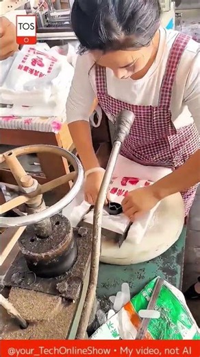 BAG MAKING ultra speed process ⚙️🔥😮 #shorts #crafts #skills #manufacturing #wow