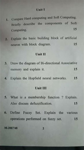 Soft Computing BCA 371C question paper @dig4knowledge