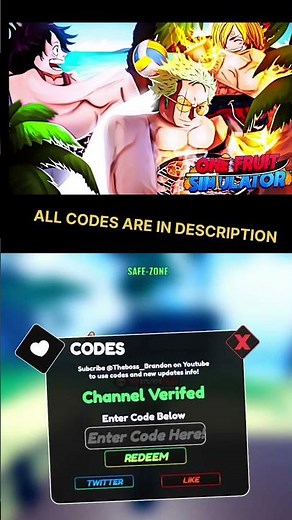 One Fruit Simulator Codes (October 2025)