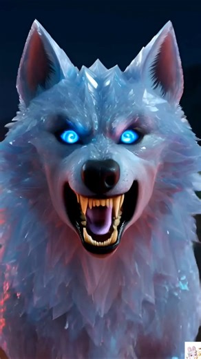 Agressive 🔥🌊. #animation #wolf #fighting #cartoon