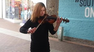 11K views · 170 reactions | A talented violinist busking under the bridge in Southend High Street! Have you seen any other talented buskers in the High Street? Video by Roy Dean. | Your Southend | Facebook