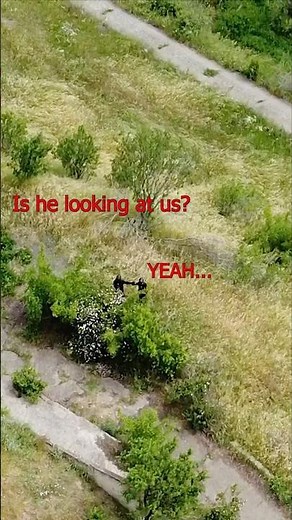 Attack Drone vs Airsoft Players