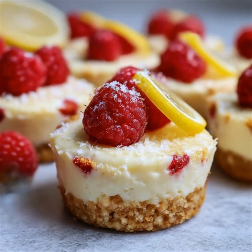 7.8K views · 142 reactions | Sugar-Free No-Bake Mini Lemon Raspberry...