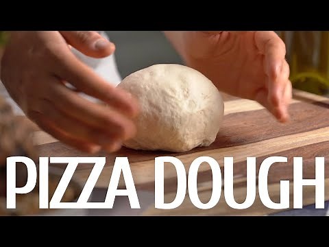 Italian Pizza Dough Recipe Thin Crust | CRISPY & BUBBLY