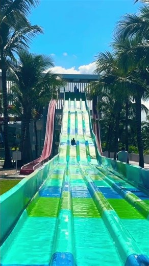 RIU Splash Longest Water Slide | Raw Video | Punta Cana 🇩🇴 | Natural Sounds | 4K