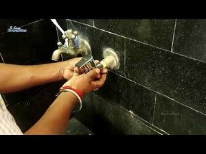 How to Replace Bathroom Flush Tap | Replace Kitchen Sink Tap | Taps Fitting In Home|ToknowEverything