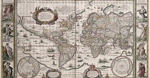 World Map by Willem Blaeu – Art print, wall art, posters and framed art