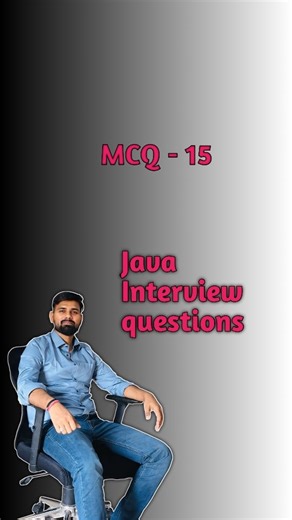 codewithamod on Instagram: "Mcq in java #java #coding #viral #interviewquestions"