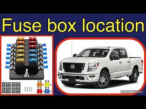 The fuse box location on a 2021 Nissan Titan